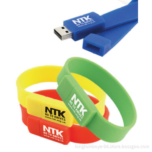 Free Logo Bracelet USB Flash Drive